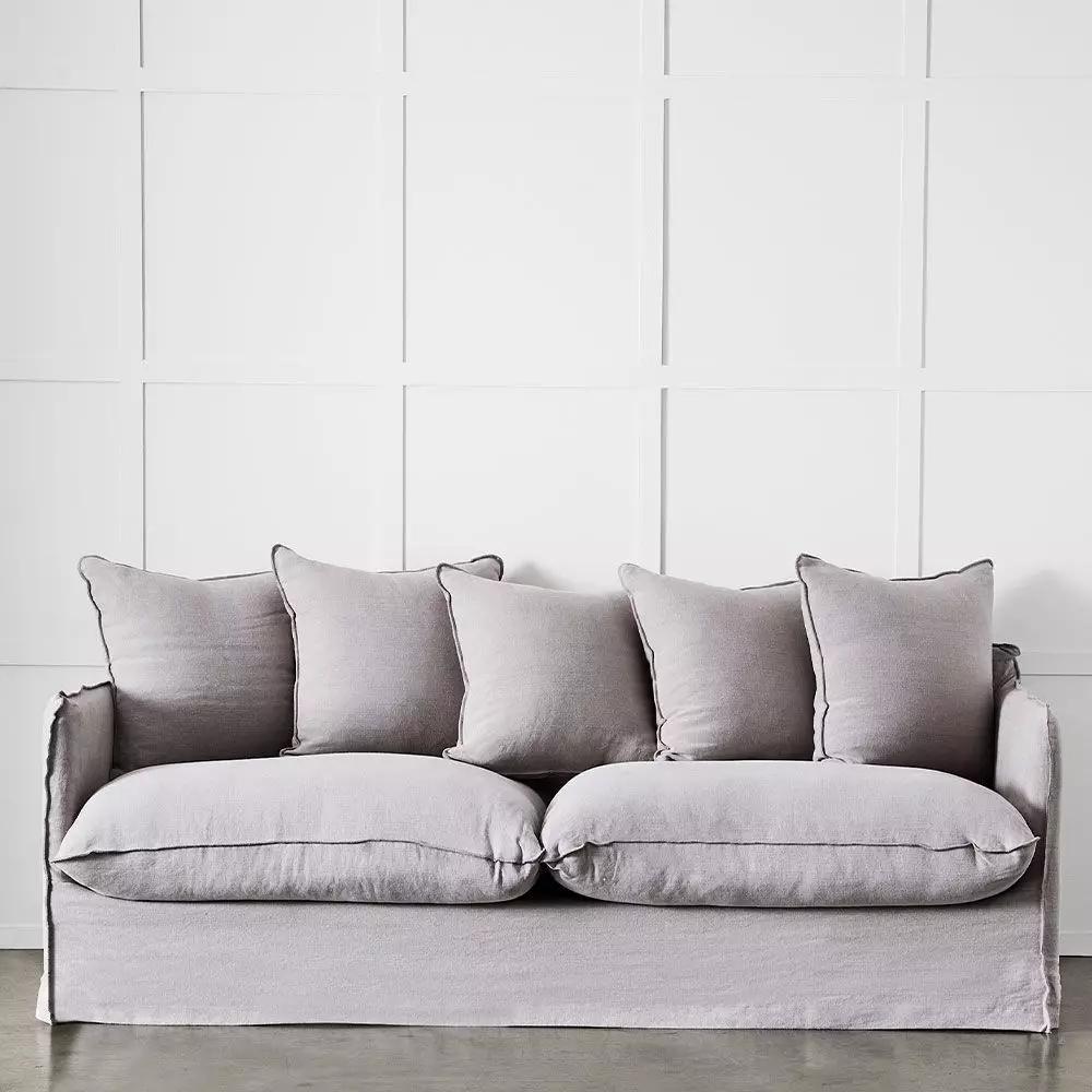 Sofas | Sorrento 3 Seat Sofa Dove Furniture Dove