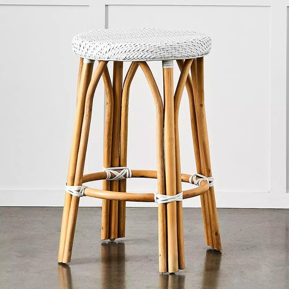 Stools | Bistro Stool White Furniture Outdoor Dining