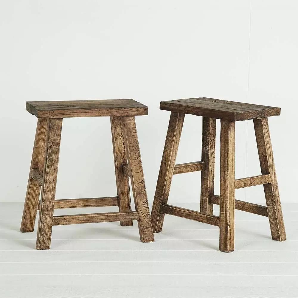 Stools | Elm Milking Stool Natural Furniture Natural