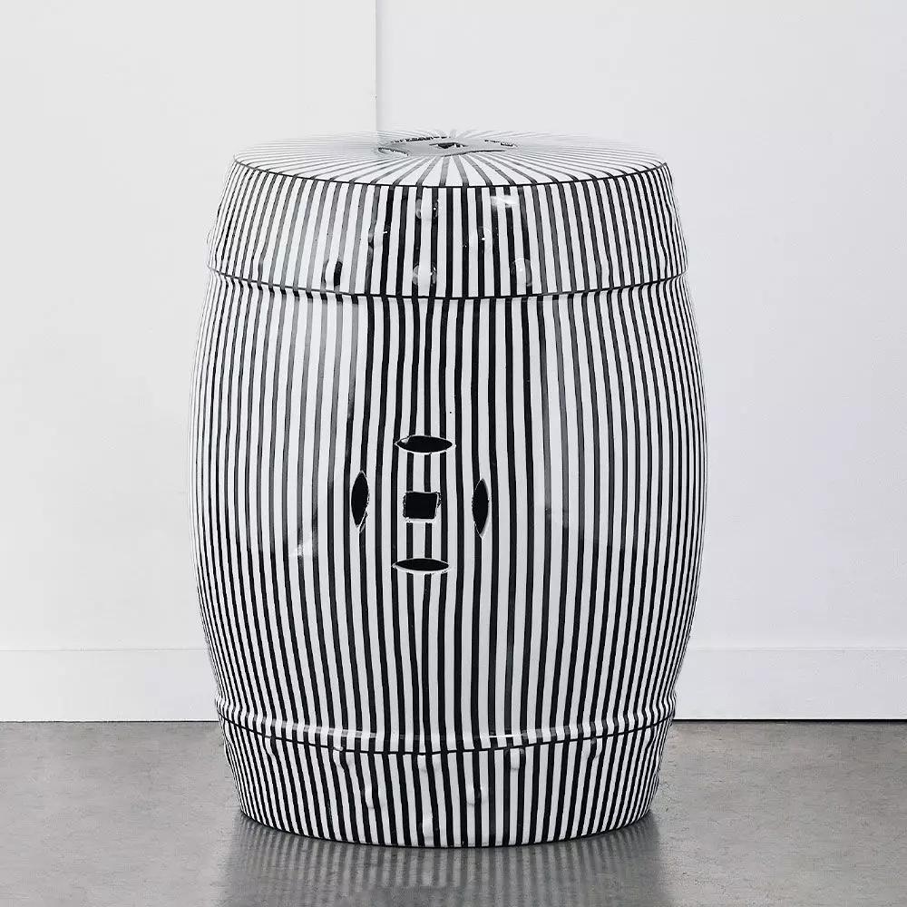 Stools | Kingdom Stool Black & White Furniture Black & White