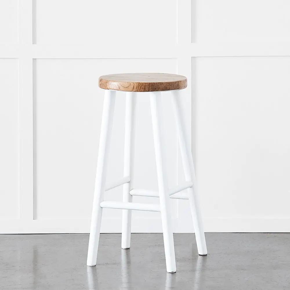 Stools | Rye Stool Natural & White Furniture Natural & White