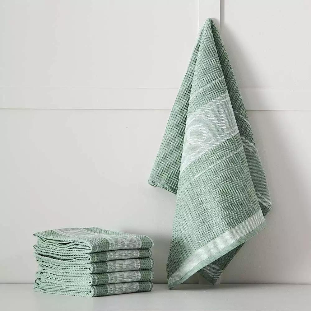 Tea Towels & Oven Gloves | Tea Towel Sage Kitchen Sage