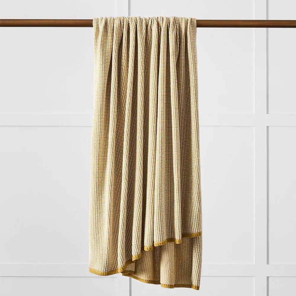 Throws | Sia Throw Ochre Soft Furnishings Ochre