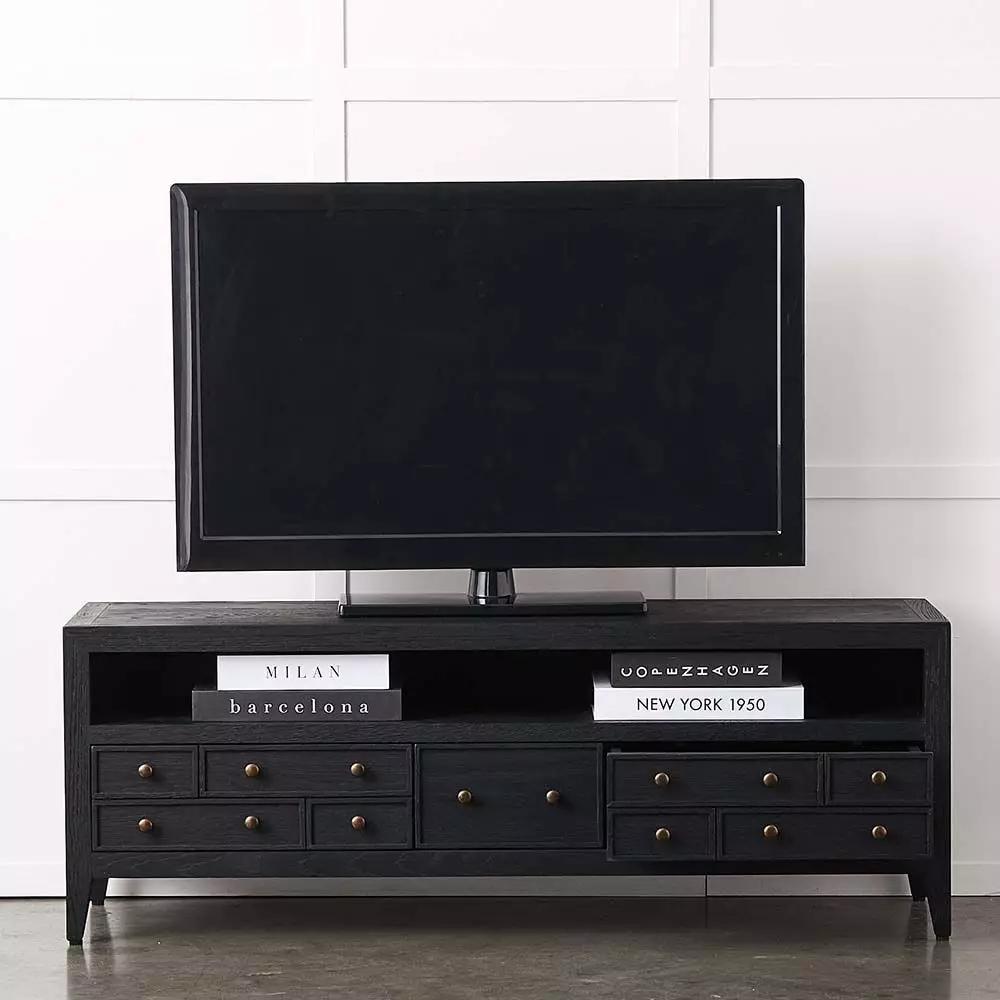 Tv Stands | Fitzroy Tv Stand Black Furniture Black