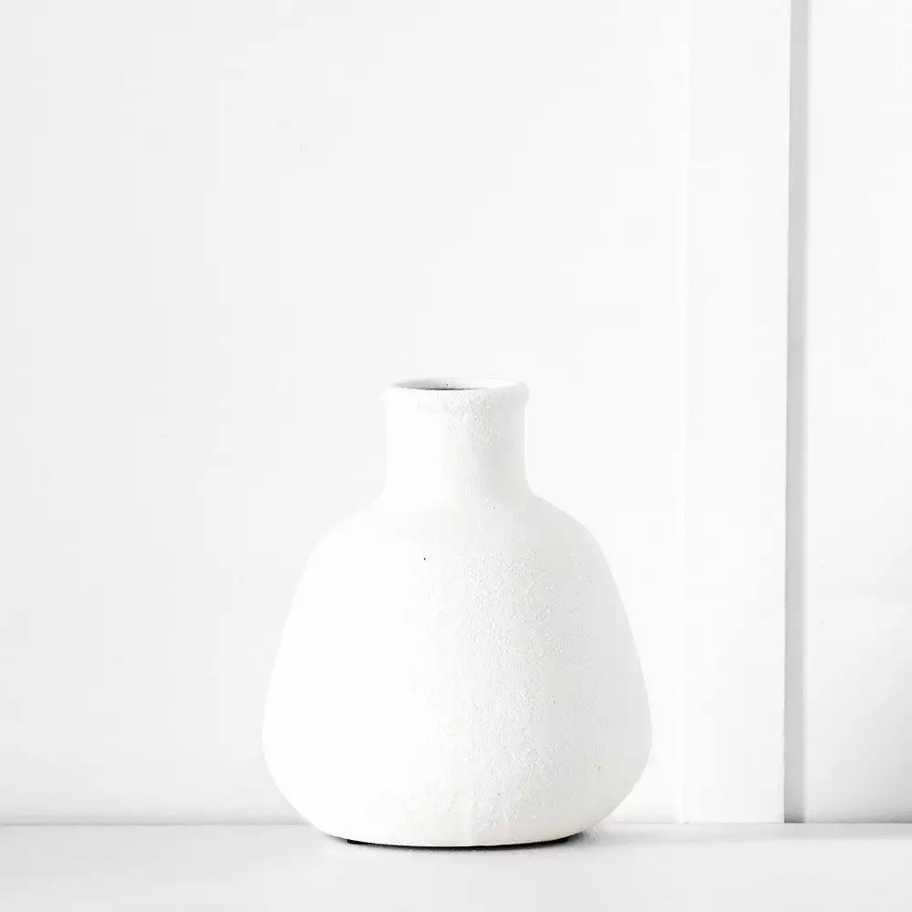 Vases | Alabaster Posy Vase White Dining Vases