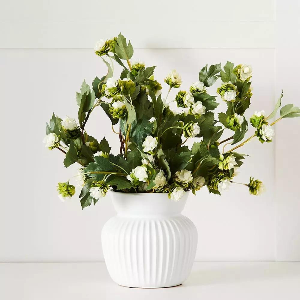 Vases | Lucille Vase White Dining Vases