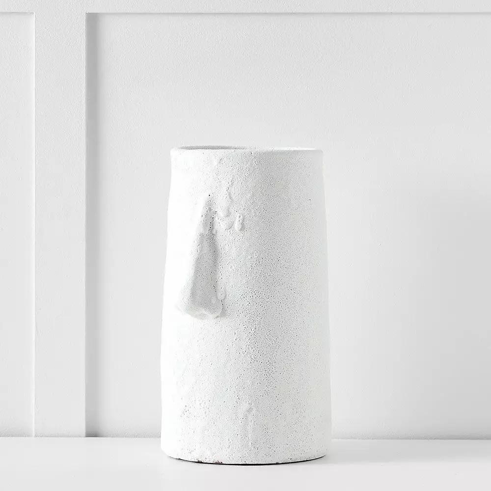 Vases | Rhino Vase White Dining Vases