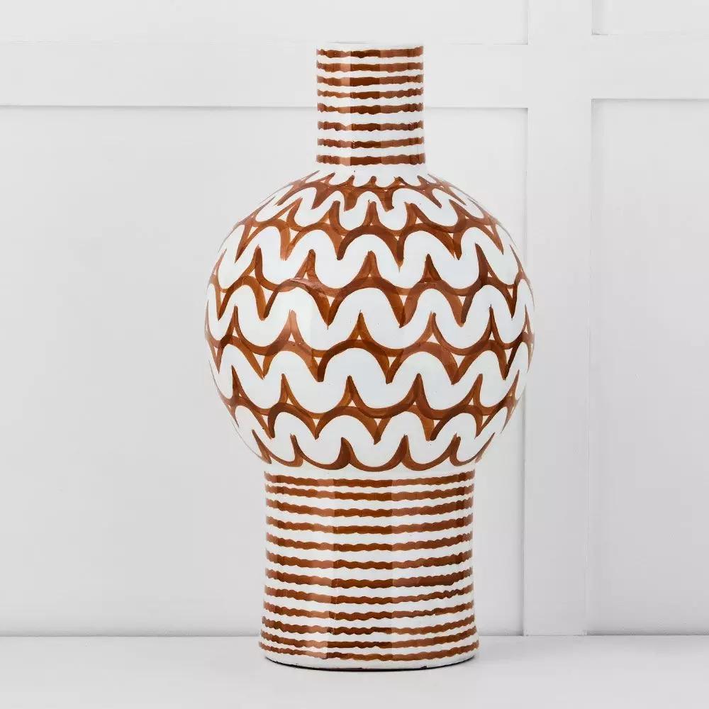 Vases | Sparta Vase Caramel Dining Caramel