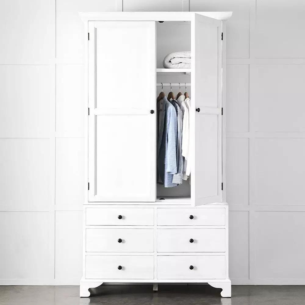 Wardrobes | Roma Wardrobe White Furniture Wardrobes