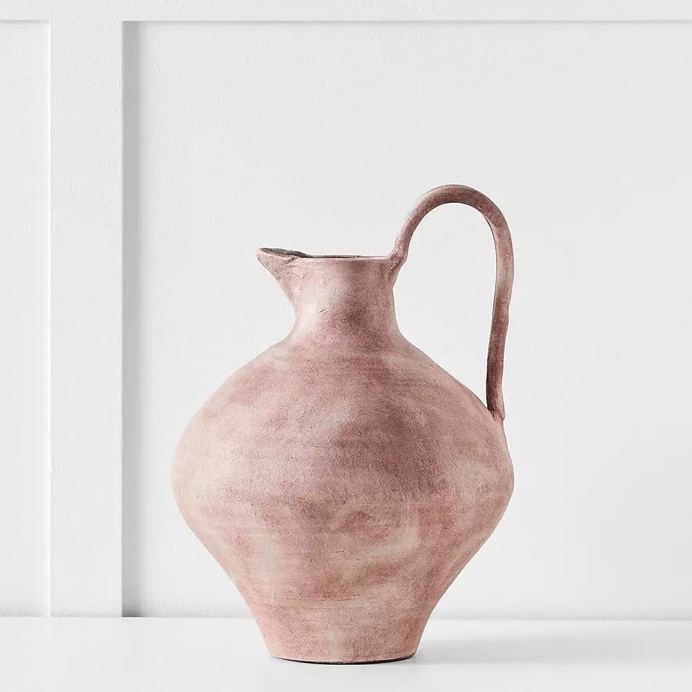 Vases | Tijuana Decorative Urn Blush Dining Blush