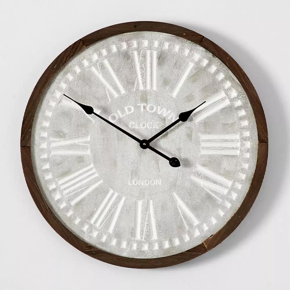 Clocks | Old Town Clock White & Grey Clocks Clocks