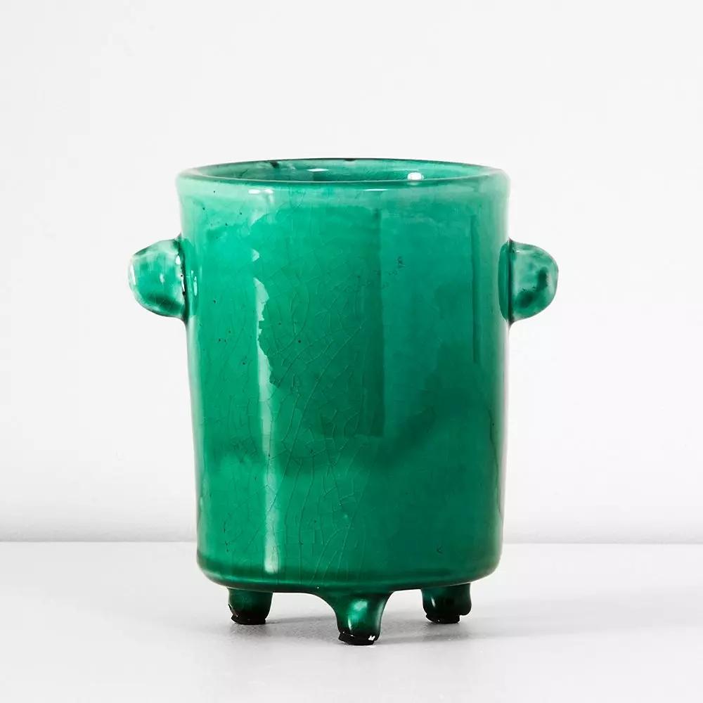 Decorative Accents | Footed Planter Emerald Decorative Accents Decorative Accents