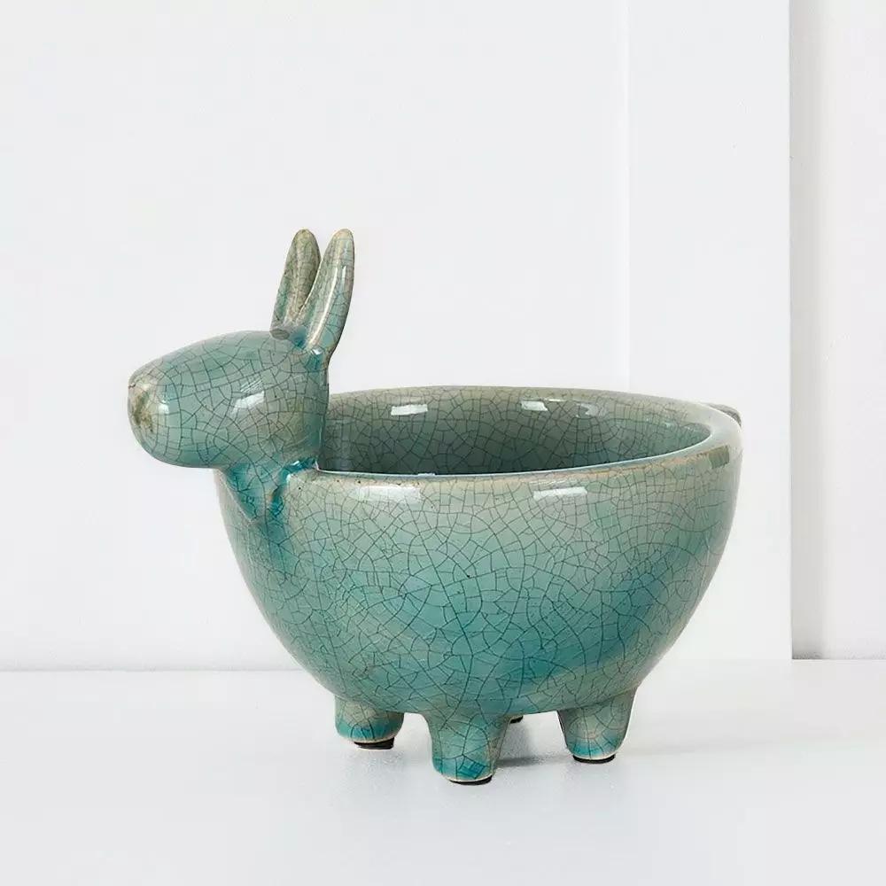 Decorative Accents | Lucerne Donkey Bowl Duck Egg Decorative Accents Decorative Accents