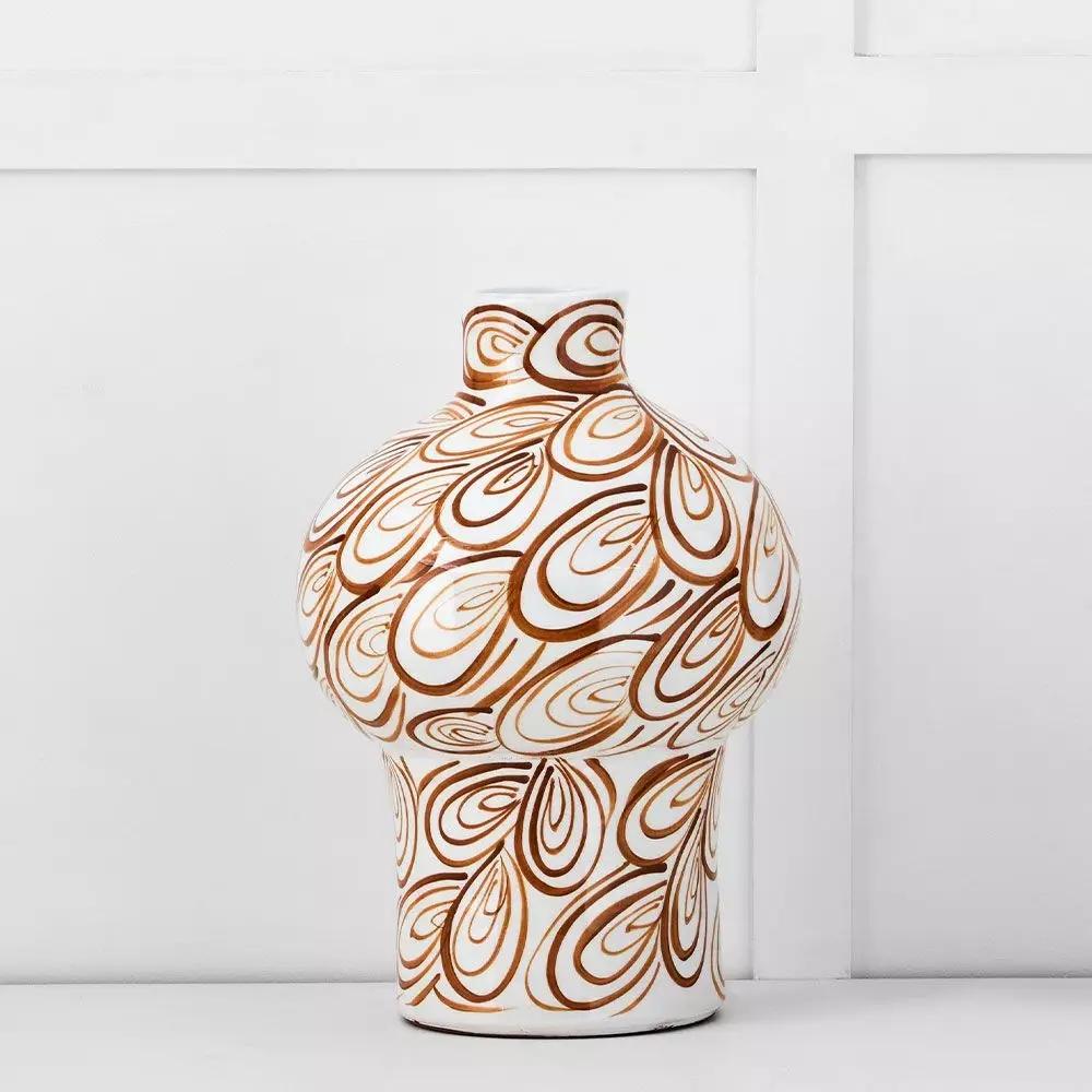 Vases | Mistra Vase Caramel Dining Caramel