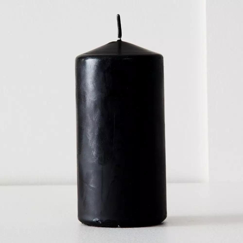 Candles & Candleholders | Siena Pillar Candle 12Cm Onyx Candles & Candleholders Candles & Candleholders