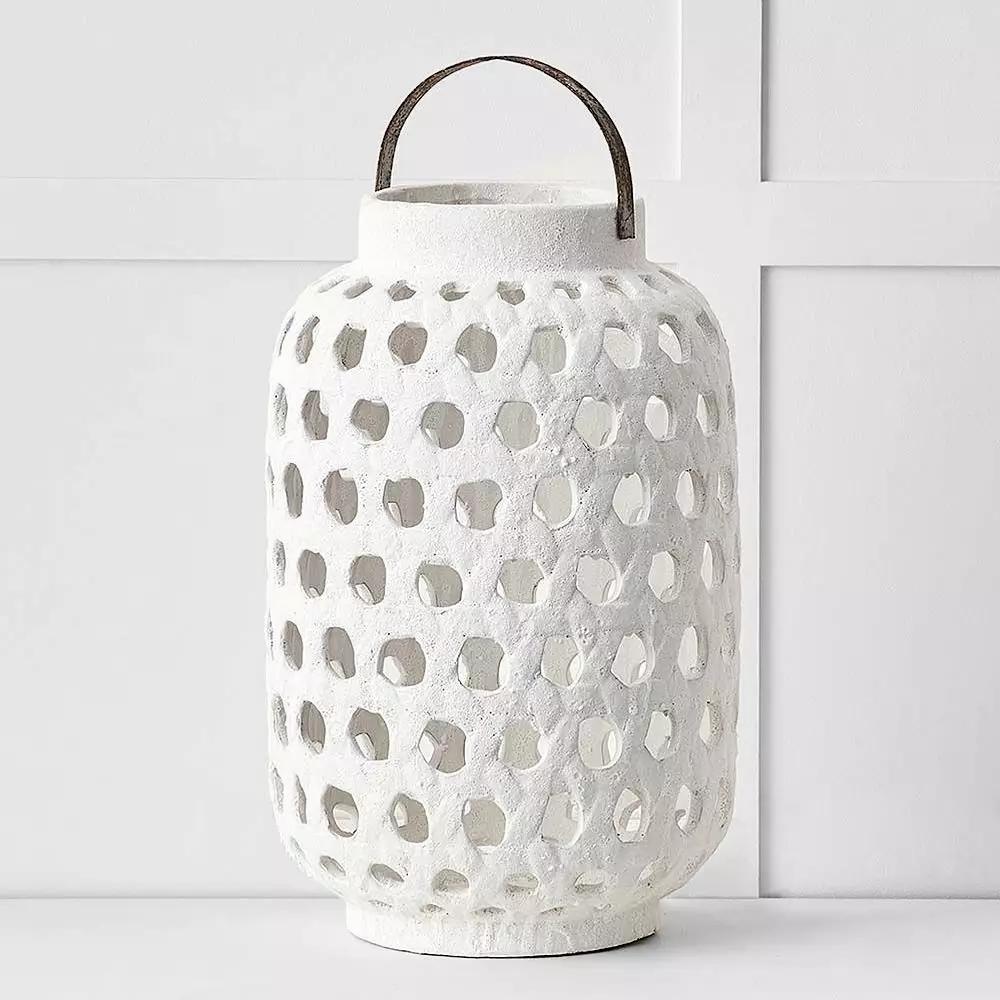 Lanterns | Luna Lantern White Homewares Lanterns