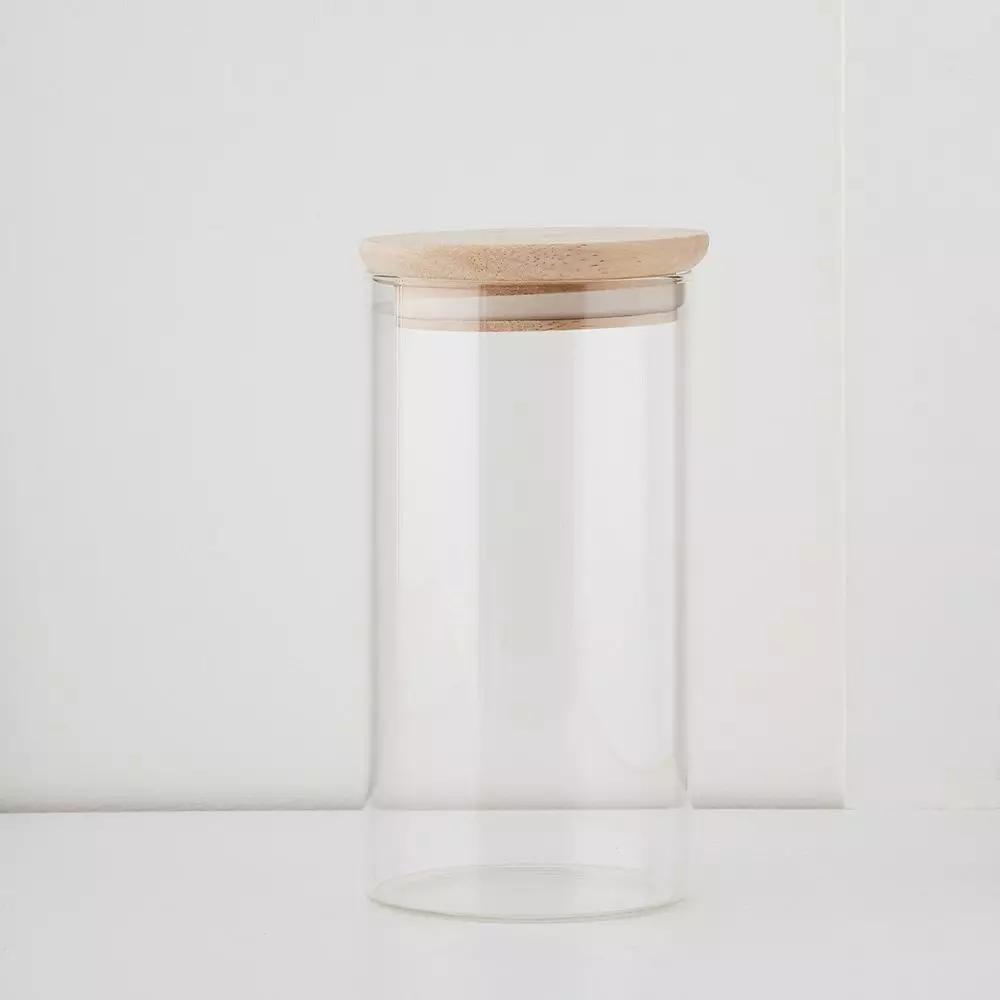 Storage | Parson Jar L Natural & Glass Kitchen Natural & Glass